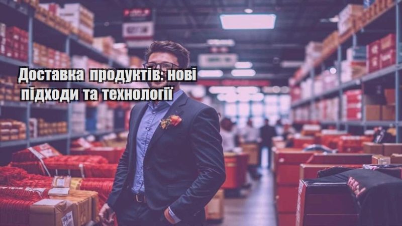 dostavka produktiv novi pidhody ta tehnologiyi