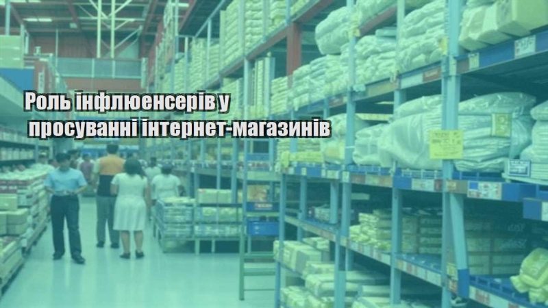 rol inflyuenseriv u prosuvanni internet magazyniv