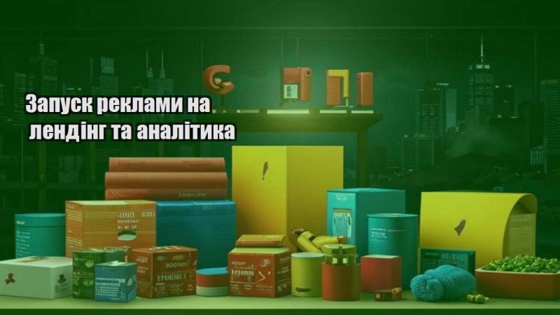 zapusk reklamy na lending ta analityka
