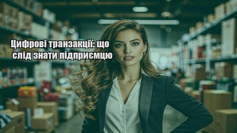 czyfrovi tranzakcziyi shho slid znaty pidpryyemczyu