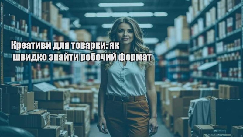 kreatyvy dlya tovarky yak shvydko znajty robochyj format