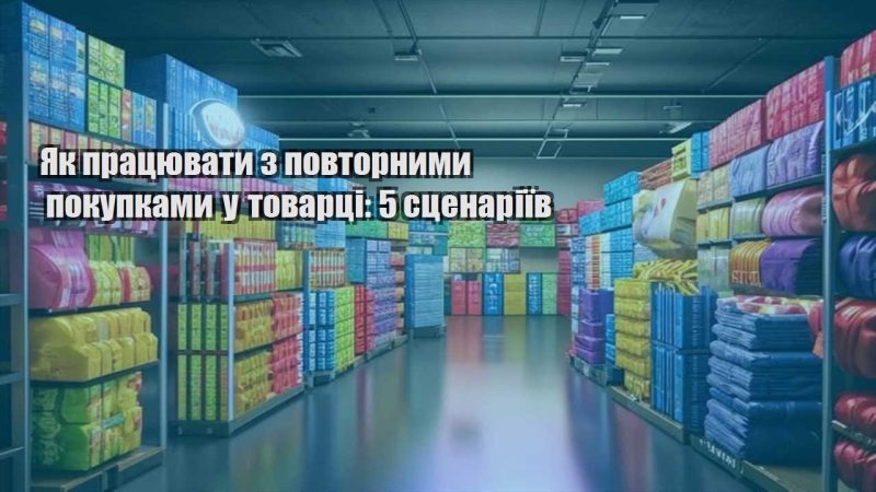 yak praczyuvaty z povtornymy pokupkamy u tovarczi 5 sczenariyiv