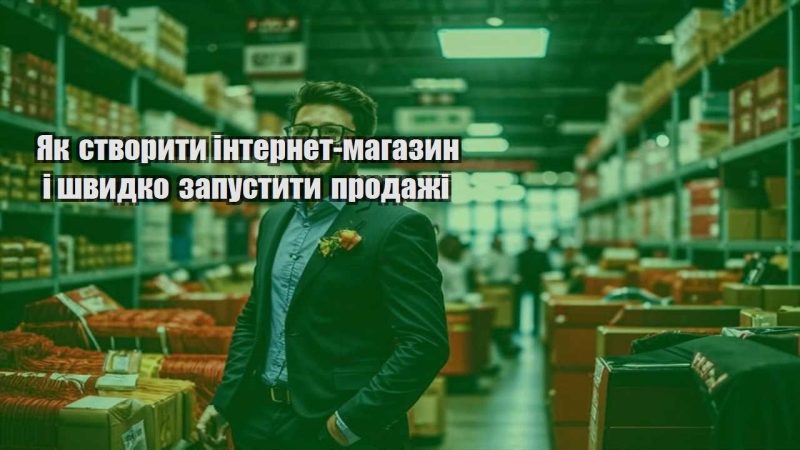 yak stvoryty internet magazyn i shvydko zapustyty prodazhi