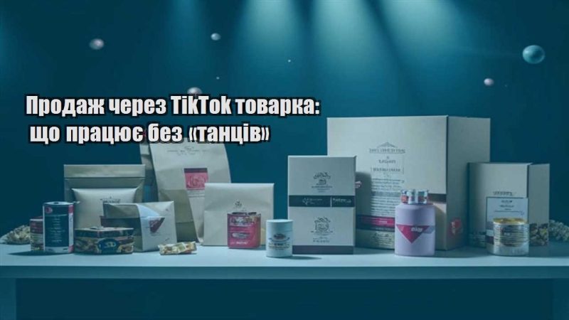 prodazh cherez tiktok tovarka shho praczyuye bez tancziv