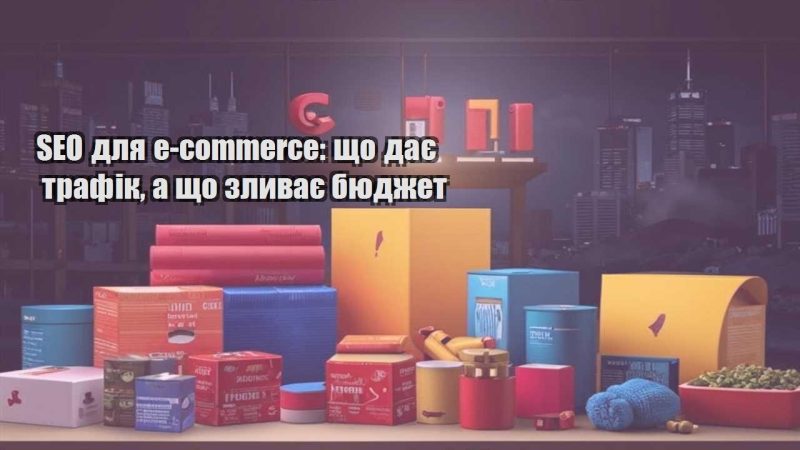 seo dlya e commerce shho daye trafik a shho zlyvaye byudzhet