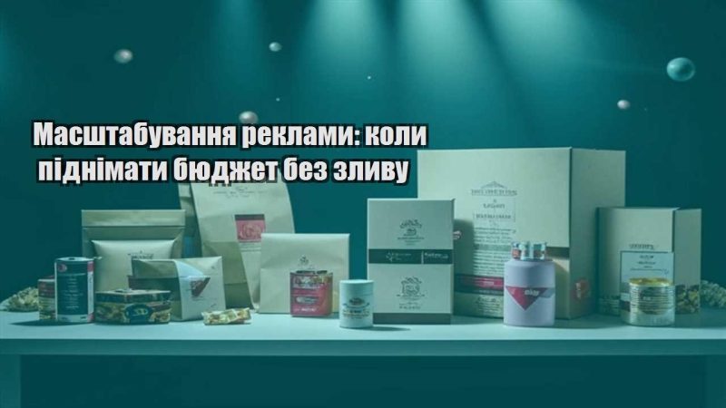 masshtabuvannya reklamy koly pidnimaty byudzhet bez zlyvu