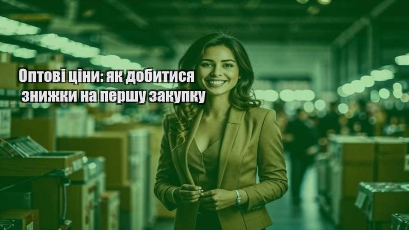 optovi cziny yak dobytysya znyzhky na pershu zakupku