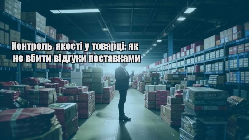 kontrol yakosti u tovarczi yak ne vbyty vidguky postavkamy