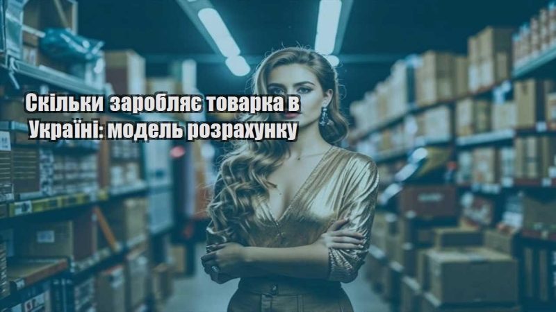 skilky zaroblyaye tovarka v ukrayini model rozrahunku