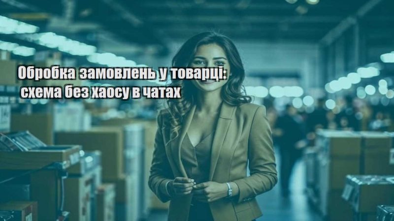 obrobka zamovlen u tovarczi shema bez haosu v chatah