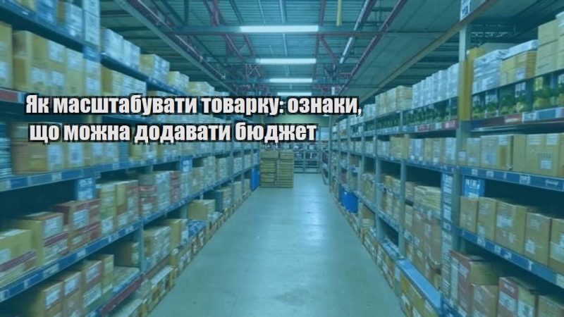 yak masshtabuvaty tovarku oznaky shho mozhna dodavaty byudzhet