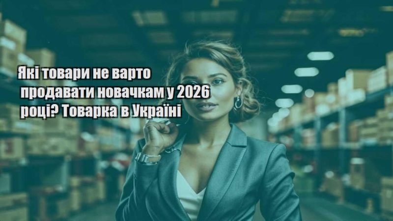 yaki tovary ne varto prodavaty novachkam u 2026 roczi tovarka v ukrayini