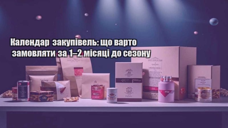 kalendar zakupivel shho varto zamovlyaty za 1–2 misyaczi do sezonu