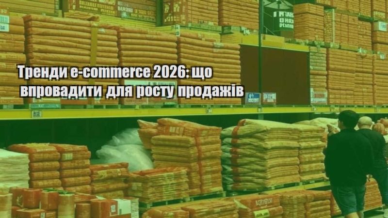 trendy e commerce 2026 shho vprovadyty dlya rostu prodazhiv