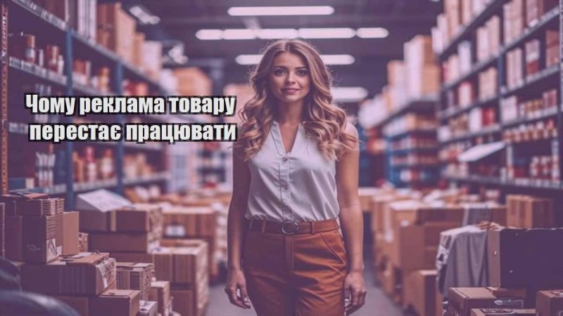 chomu reklama tovaru perestaye praczyuvaty