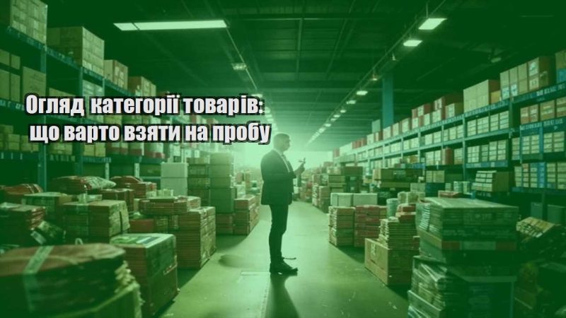 oglyad kategoriyi tovariv shho varto vzyaty na probu
